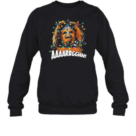 Memoriesrus E Other - Chewbacca Walking Carpet Christmas Lights Sweatshirt